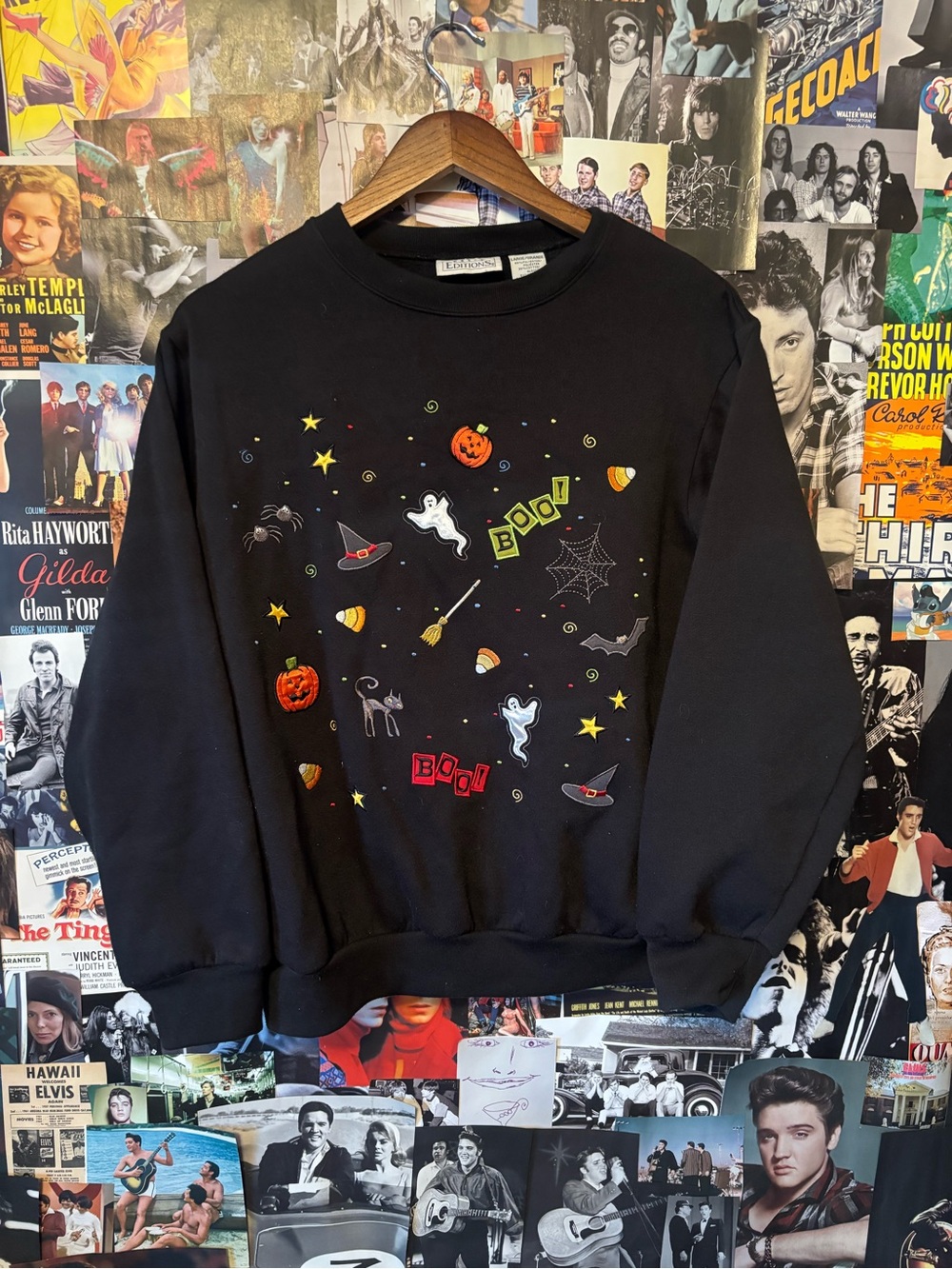 Men's Halloween Graphic Sweatshirt - Black